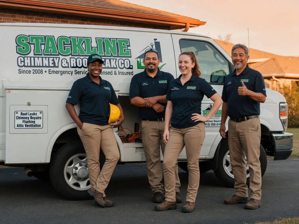 Chimney flashing repair company in Alverda, PA